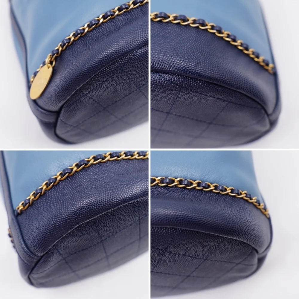 ❌️❌️SOLD ❌️❌️AT38❤️Chanel CC Lovely Chain Bucket Bag - Picture 9 of 16